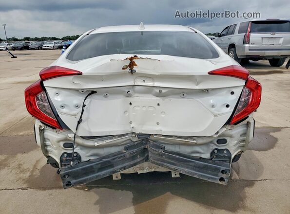 19XFC2F76HE077721 2017 HONDA CIVIC White Widok z tyłu