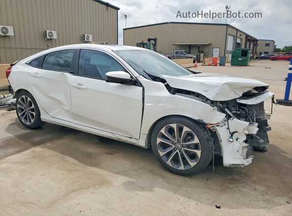 19XFC2F76HE077721 2017 HONDA CIVIC White Przód prawy