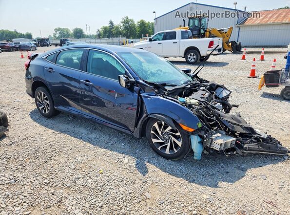 19XFC2F76HE201180 2017 HONDA CIVIC Синий Передняя правая четверть