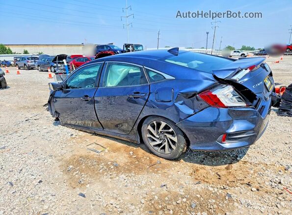 19XFC2F76HE201180 2017 HONDA CIVIC Синий Задняя левая четверть
