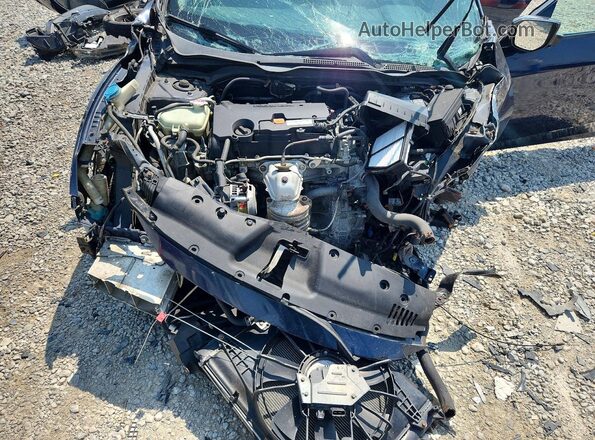 19XFC2F76HE201180 2017 HONDA CIVIC Синий Вид задней части салона