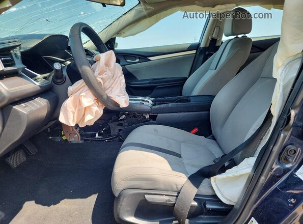19XFC2F76HE201180 2017 HONDA CIVIC Синий Вид салона спереди