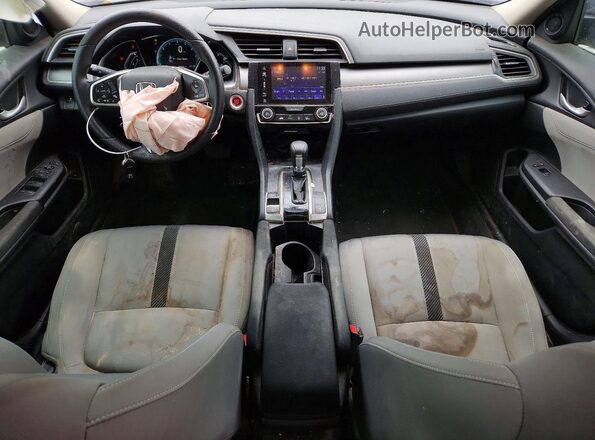 19XFC2F76JE006296 2018 HONDA CIVIC Gray Առջևի վահանակի տեսք