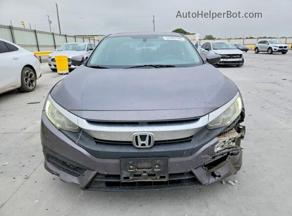 19XFC2F76JE006296 2018 HONDA CIVIC Gray Դիմացի տեսք