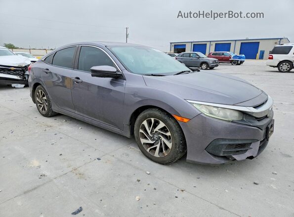 19XFC2F76JE006296 2018 HONDA CIVIC Gray Առջևի աջ