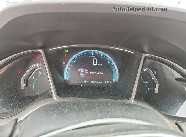 19XFC2F76JE006296 2018 HONDA CIVIC Gray Սարքավորումների վահանակի տեսք