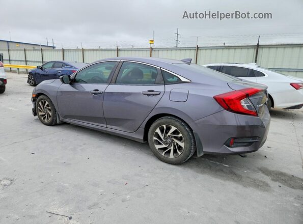 19XFC2F76JE006296 2018 HONDA CIVIC Gray Հետևի ձախ