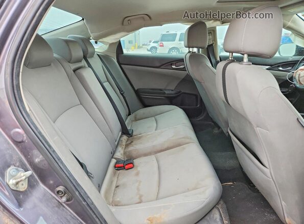 19XFC2F76JE006296 2018 HONDA CIVIC Gray Հետևի նստատեղերի տեսք