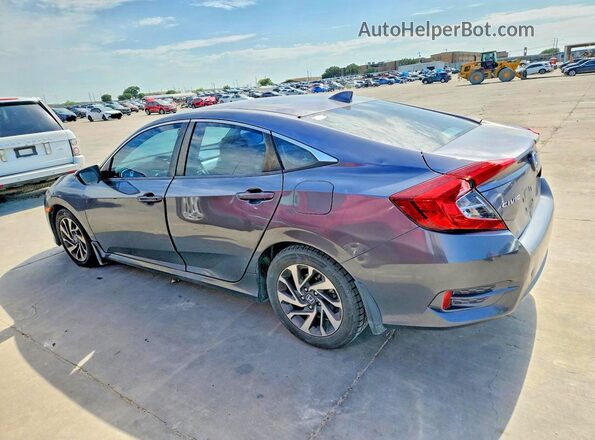 19XFC2F76JE009148 2018 HONDA CIVIC Gray Tył lewy