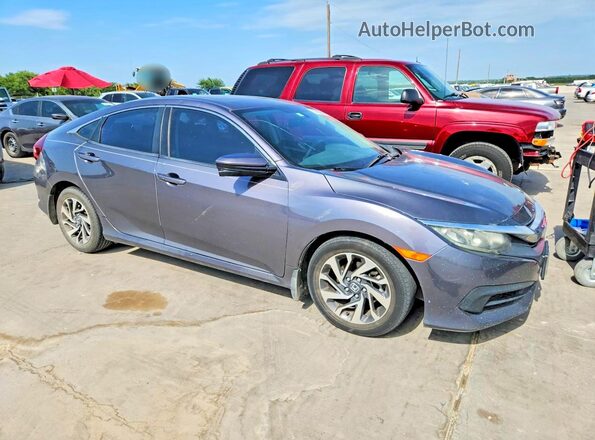 19XFC2F76JE009148 2018 HONDA CIVIC Gray Przód prawy