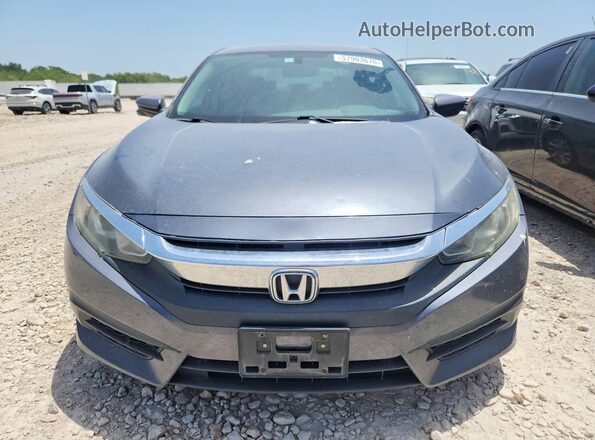 19XFC2F76JE009148 2018 HONDA CIVIC Gray Widok z przodu