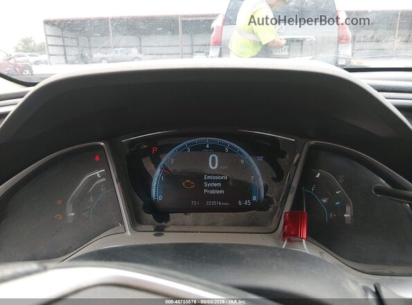 19XFC2F77GE024363 2016 HONDA CIVIC Gray Հետևի նստատեղերի տեսք