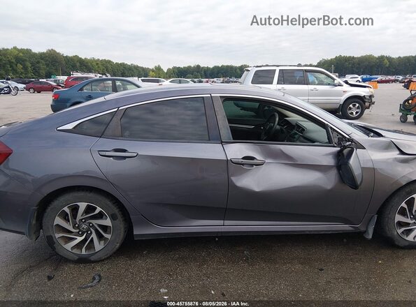 19XFC2F77GE024363 2016 HONDA CIVIC Gray Սալոնի հետևի տեսք