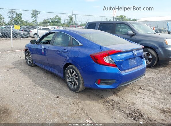 19XFC2F77GE068413 2016 HONDA CIVIC Blue Trasero izquierdo