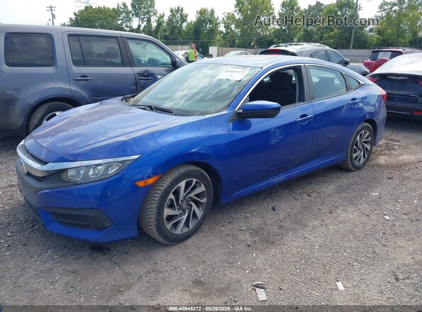 19XFC2F77GE068413 2016 HONDA CIVIC Blue Vista tres cuartos delantera izquierda