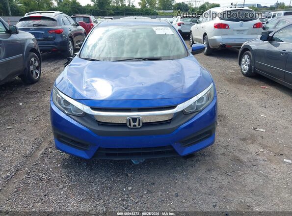19XFC2F77GE068413 2016 HONDA CIVIC Blue Vista del cuadro de instrumentos
