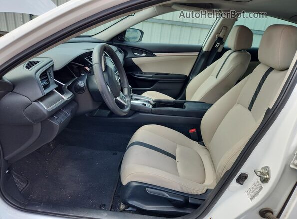 19XFC2F77GE079816 2016 HONDA CIVIC Белый Вид салона спереди