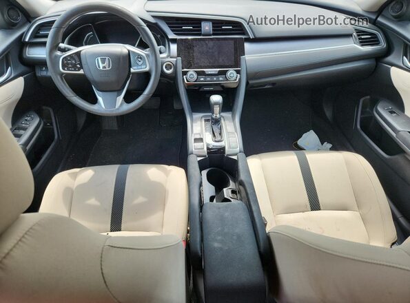 19XFC2F77GE079816 2016 HONDA CIVIC Белый Вид панели приборов