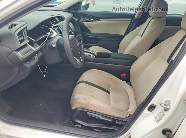 19XFC2F77GE093103 2016 HONDA CIVIC White Front interior view