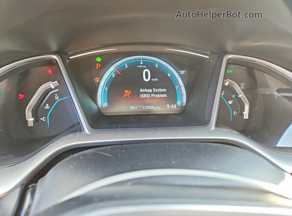 19XFC2F77GE240083 2016 HONDA CIVIC Silver Սարքավորումների վահանակի տեսք