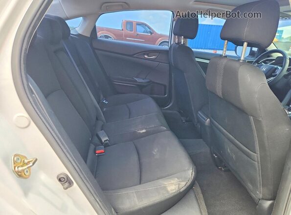 19XFC2F77HE017091 2017 HONDA CIVIC Белый Вид задних сидений