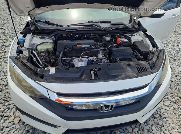 19XFC2F77HE017091 2017 HONDA CIVIC Белый Вид задней части салона