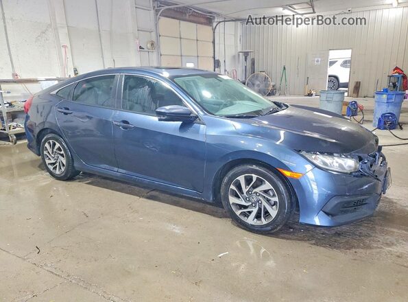 19XFC2F77HE078814 2017 HONDA CIVIC Blue Передня права чверть