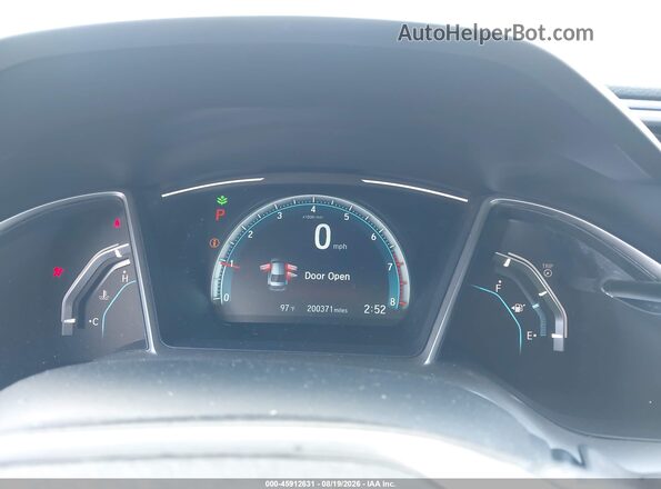 19XFC2F77HE214357 2017 HONDA CIVIC Gray Հետևի նստատեղերի տեսք