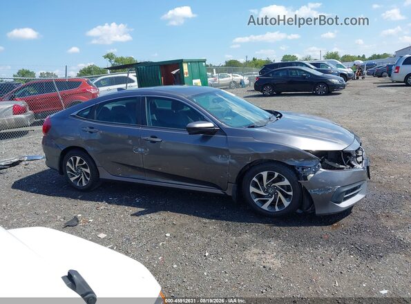 19XFC2F77HE214357 2017 HONDA CIVIC Gray Սալոնի 360 աստիճան տեսք