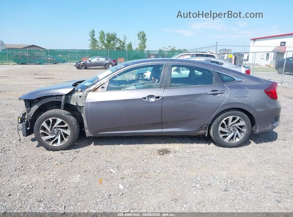 19XFC2F77HE228811 2017 HONDA CIVIC Gray Панорамний вид салону 360°