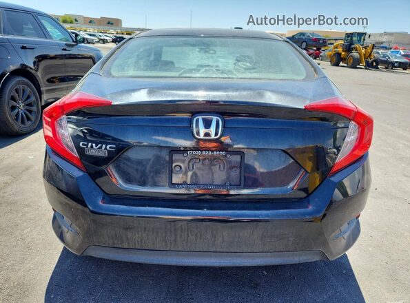 19XFC2F78GE057095 2016 HONDA CIVIC Black Հետևի տեսք