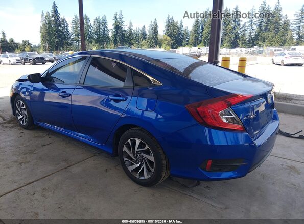 19XFC2F78GE071594 2016 HONDA CIVIC Blue Tył lewy