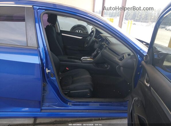 19XFC2F78GE071594 2016 HONDA CIVIC Blue Widok wnętrza z przodu