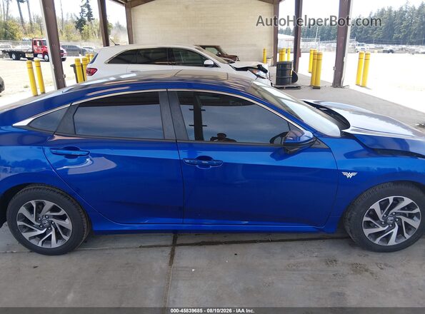 19XFC2F78GE071594 2016 HONDA CIVIC Blue Widok wnętrza 360 stopni