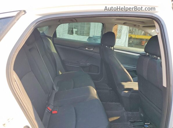 19XFC2F78GE085141 2016 HONDA CIVIC White Rear seats view