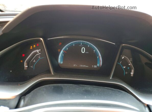 19XFC2F78GE085141 2016 HONDA CIVIC White Instrument cluster view