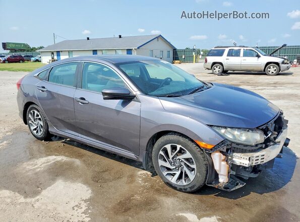 19XFC2F78GE085365 2016 HONDA CIVIC Gray Առջևի աջ