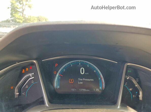 19XFC2F78GE085365 2016 HONDA CIVIC Gray Սարքավորումների վահանակի տեսք