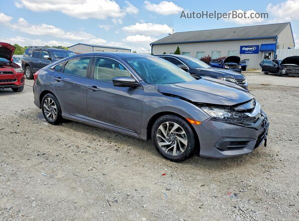 19XFC2F78GE098049 2016 HONDA CIVIC Gray Delantero derecho