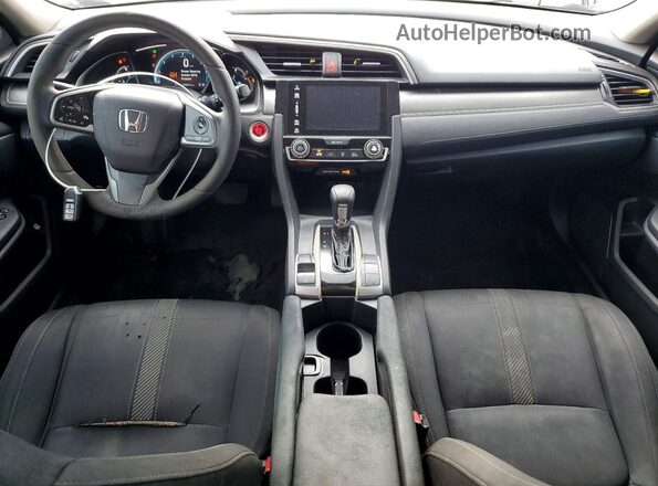 19XFC2F78HE001420 2017 HONDA CIVIC Blue Vista del salpicadero