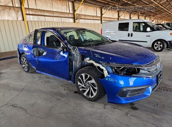 19XFC2F78HE019609 2017 HONDA CIVIC Blue წინა მარჯვენა