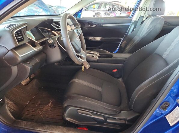 19XFC2F78HE019609 2017 HONDA CIVIC Blue წინა სალონის ხედი
