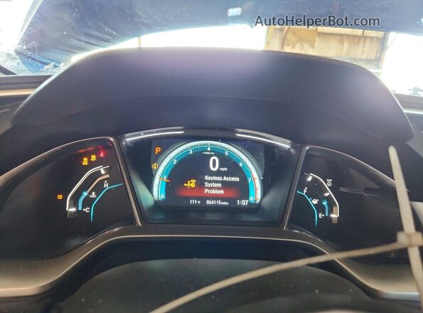 19XFC2F78HE019609 2017 HONDA CIVIC Blue ხელსაწყოთა პანელის ხედი