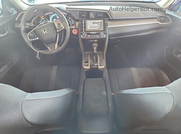 19XFC2F78HE019609 2017 HONDA CIVIC Blue წინა პანელის ხედი