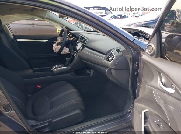 19XFC2F78HE041612 2017 HONDA CIVIC Gray Вид салону спереду