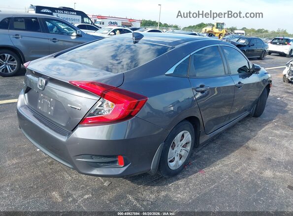 19XFC2F78HE041612 2017 HONDA CIVIC Gray Задня права чверть