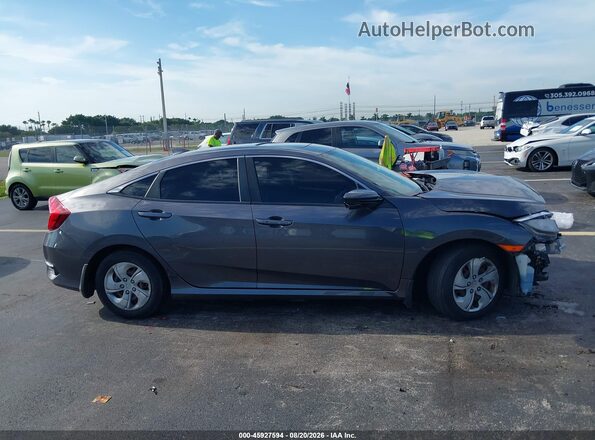 19XFC2F78HE041612 2017 HONDA CIVIC Gray Панорамний вид салону 360°