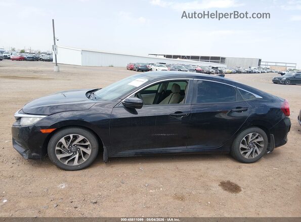 19XFC2F78HE043120 2017 HONDA CIVIC Black Вид задньої частини салону