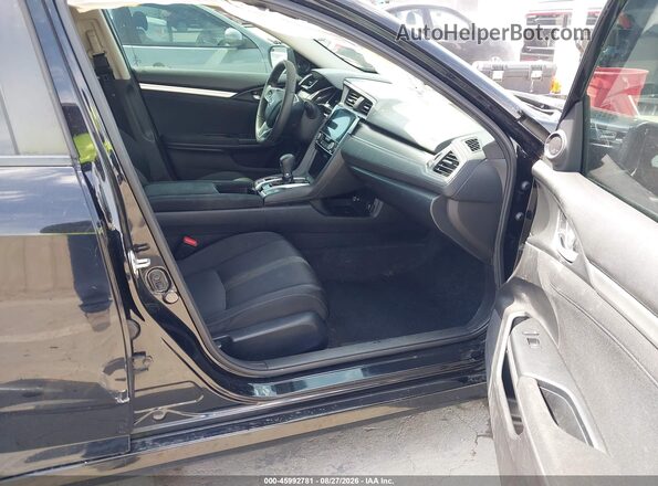 19XFC2F78HE201374 2017 HONDA CIVIC Black Вид салону спереду