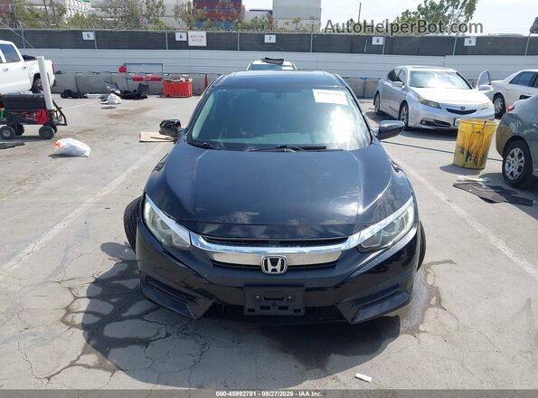 19XFC2F78HE201374 2017 HONDA CIVIC Black Вид щитка приладів